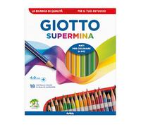 Giotto Pastelli colorati Supermina Ast 18, qualità premium, mina 4 mm
