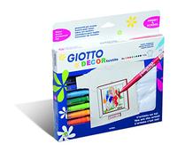 Giotto Pennarelli Decor Textile Astuccio Pz.8 + T-Shirt