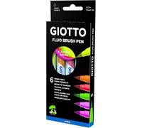 GIOTTO Pennarelli Fluorescenti Acquerellabili Confezione Da 6