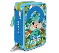 Giotto Petlovers Astuccio 3Zip Rabbit - colore azzurro/verde