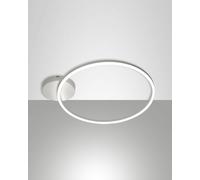 Fabas Luce Plafoniera LED Giotto 1 luce, bianco Fabas Luce