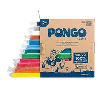 12 panetti Pasta Pongo 350gr colori assortiti Giotto