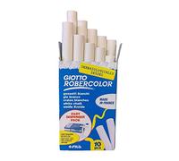Gessetti Robercolor - lunghezza 80mm con diametro 10mm - bianco - Giotto - Scato