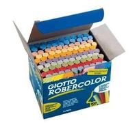 Giotto Robercolor Confezione da 100 Gessetti Colorati Rotondi - Dermatologicamente Testati - Compatti e Resistenti - Colori Ass NEW
