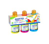 GIOTTO School paint - Set Da 3 Flaconi Di Tempera Pronta, Colori Primari