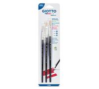 Giotto set 3 pennelli punta piatta serie Art 577 n° 6/8/10