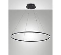 GIOTTO SOSPENSIONE NERA 1 LUCE D.100CM A LED 3000K - 60W - 6300 lm DIMMERABILE