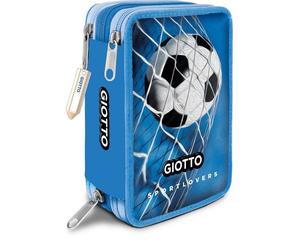 Giotto Sportlovers Scuola Astuccio 3 Zip Calcio