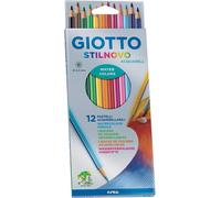 Giotto Stilnovo Acquarell Pastelli 10 conf. da 12pz Col. Ass. mina 3,3 mm