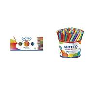 Giotto Stilnovo - Astuccio da 50 Matite a Pastello Colorate + 1 Temperamatite, 3