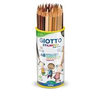 Giotto Stilnovo Barattolo di pastelli in tinta color carne, 12 x 4 colori, 48 pezzi