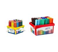 Giotto Stilnovo Schoolpack 16x12 Pezzi, Colori Assortiti, 5234 00 & 523800 Astuc