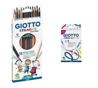 Giotto Stilnovo Skintones, Astuccio 12 Pastelli, Tonalit della Pelle & TURBO GL