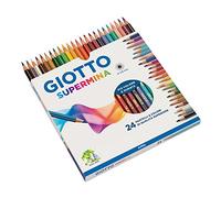 GIOTTO Supermina - Astuccio da 24 Matite a Pastello Colorate, 3.8mm