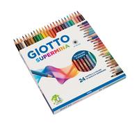 GIOTTO Supermina Astuccio da 24 Matite a Pastello Colorate 3.8mm