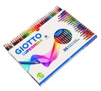 GIOTTO Supermina - Astuccio da 36 Matite a Pastello Colorate, 3.8mm