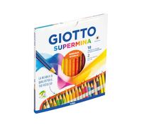 GIOTTO SUPERMINA PASTELLI COLORI 18PZ+2 MATITE