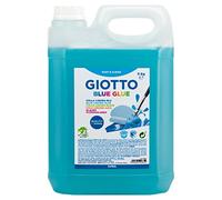 Giotto-Tanica Colla Blue 5Kg liquida, Colore Blu, F546200