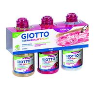 Giotto Tempera Glitter, 250 ml, Confezione da 3