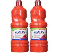 Giotto Tempera pronta rosso scarlatto - 1000 ml - 533408 (Confezione da 2)