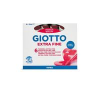 Giotto Tubo di Tempera 12 ml Colore Marrone con 6 Disegni Inclusi