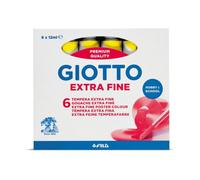 Giotto Tubo di Tempera Giallo 12 ml - 6 pezzi