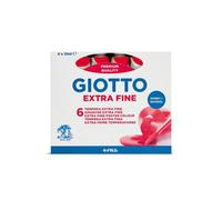 Giotto Tubo di Tempere Colore Rosso 12 ml con 6 Disegni Inclusi