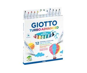 GIOTTO TURBO ADVANCED Ast. 12 pennarelli