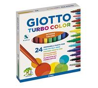 Pennarelli Turbo Color punta 2.8mm colori assortiti Giotto astuccio 24 pezzi