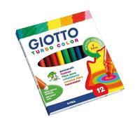 Giotto Turbo Color pennarelli in astuccio da 12 colori Assortiti