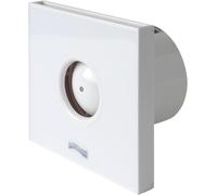 GIOTTO12BT Aspiratore Elicoidale Design Extra Piatto Bianco, per Foro Diametro 1