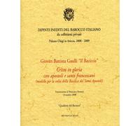 Giovan Battista Gaulli "Il Baciccio". Cristo in Gloria con Apostoli e Santi Fran