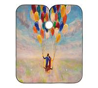 Giovane Coppia Mantella Taglio Capelli Lavabile Mantella Parrucchiere Impermeabile Taglio Di Capelli Mantello Per Uomini Bambini Barbieri 140X168Cm