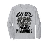 Giovane e spensierato Pittura Miniature Wargamer Maglia a Manica