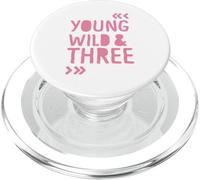 Giovane selvaggio e tre terzo compleanno ragazza PopSockets PopGrip per MagSafe