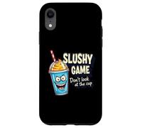 Giovane Silly Gioco Casual Grafica Non Guardare Slushy Cup Custodia per iPhone XR