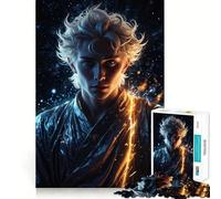 Giovane uomo con energia radiosa - Puzzle per adulti da 1000 pezzi - Gioco di potenziamento cognitivo - Design a incastro perfetto - Regalo di compleanno - Rompicapo (38x52cm)