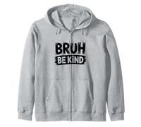 Giovani Bambini Bruh Be Kind Bruh Anti Bullismo Ritorno a Scuola Felpa con Cappuccio