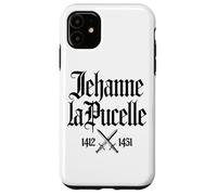 Giovanna d'Arco 1412-1431 Spade in stampa nera francese Custodia per iPhone 11