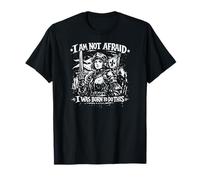 Giovanna d'Arco I Am Not Afraid I Was Born To Do This Zine Ink Maglietta