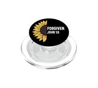 Giovanni 1:9 1 9 Dio Gesù Cristiano Croce Perdonato Perdona PopSockets PopGrip per MagSafe