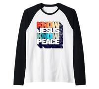Giovanni 14:27 La pace io lascio con te Maglia con Maniche Raglan