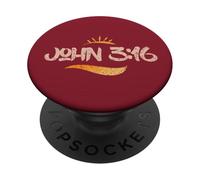 Giovanni 3:16 - Celebra l'amore di Cristo PopSockets PopGrip Adesivo