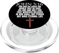 Giovanni 3:16 Chiesa cristiana dei credenti Giovanni 3:16 PopSockets PopGrip per MagSafe