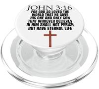 Giovanni 3:16 Chiesa cristiana dei credenti Giovanni 3:16 PopSockets PopGrip per MagSafe