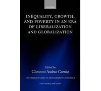 Giovanni Andrea Inequality, Growth, and Poverty in an Era of Liberal (Tascabile)