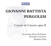 Giovanni Battista Pergo Giovanni Battista Pergolesi: Cantata Da Camera, Opu (CD)