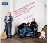Giovanni Benedetto Platti/Vivaldi: Six Sonatas for Violoncello and Basso C (CD)