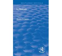 Giovanni Boccaccio Il Filostrato (Tascabile) Routledge Revivals