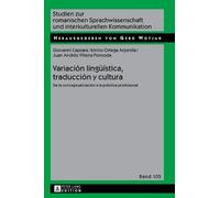Giovanni Caprara Emilio Orte Variación lingueística, traducci (Copertina rigida)